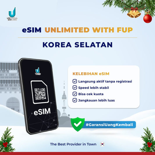 Unisim eSIM Korea Unlimited With FUP & True Unlimited