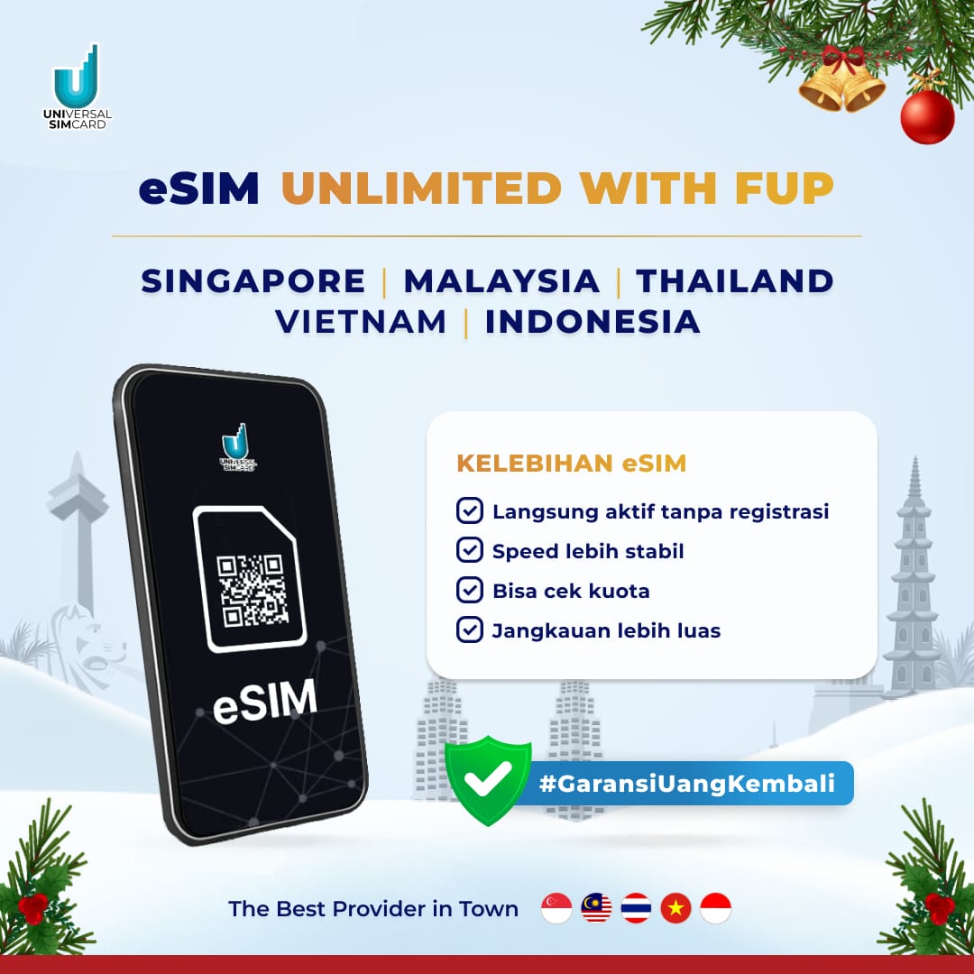 UniSim eSIM ASEAN Unlimited with FUP & True Unlimited (SG, Malay, Thai, Indo, Vietnam)