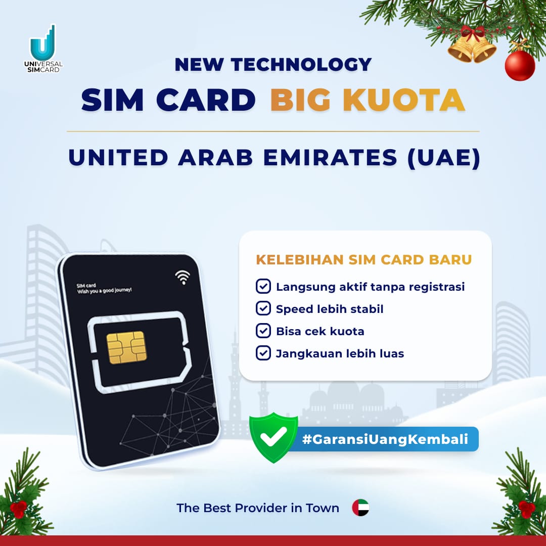 Unisim Simcard United Arab Emirates (UAE) BIG DATA