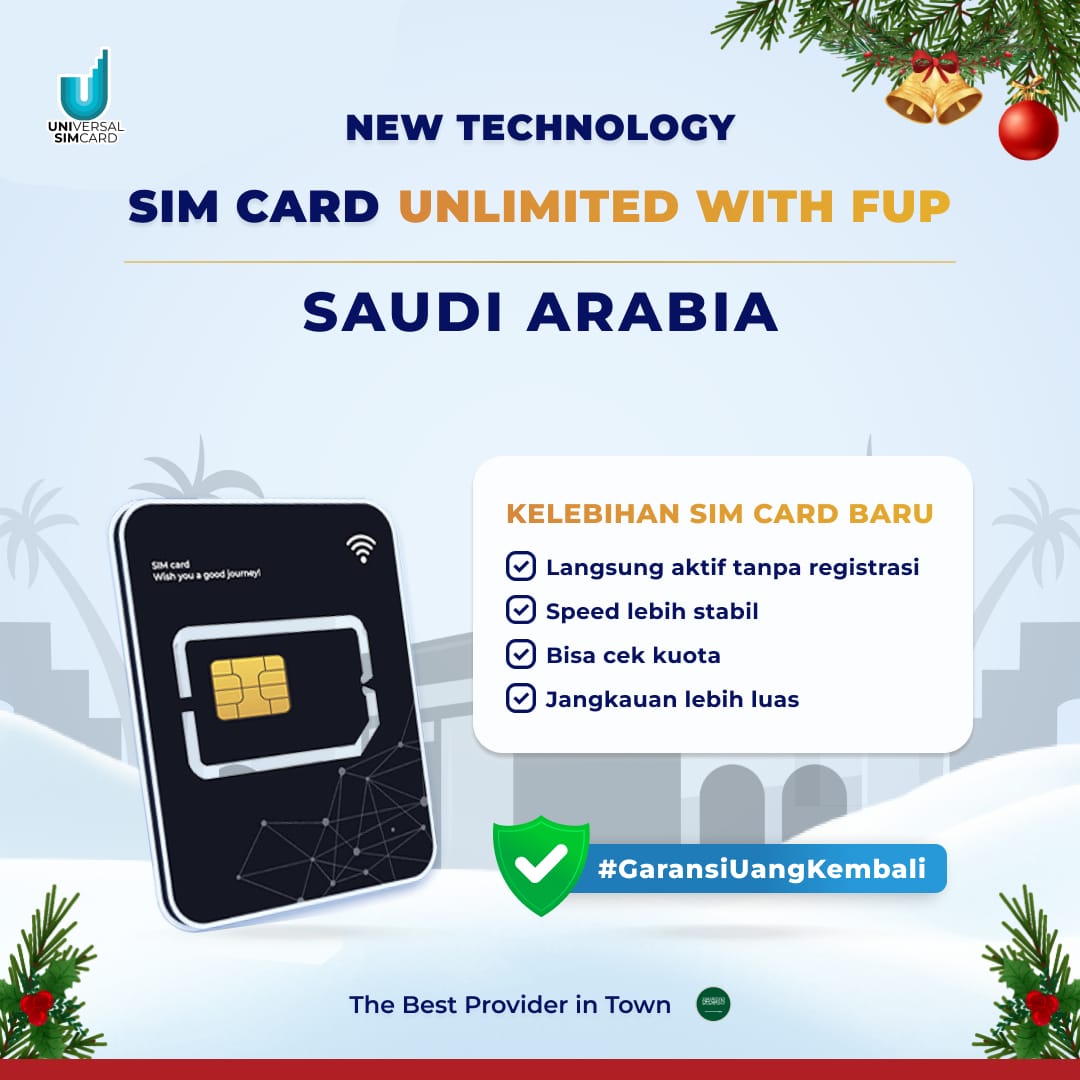 Unisim Simcard Saudi Arabia Unlimited with FUP & True Unlimited