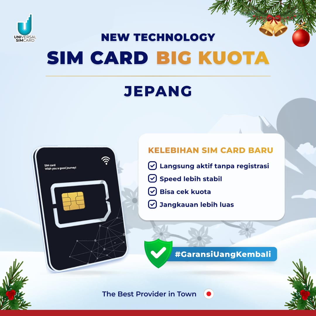 UniSim Simcard Jepang BIG DATA