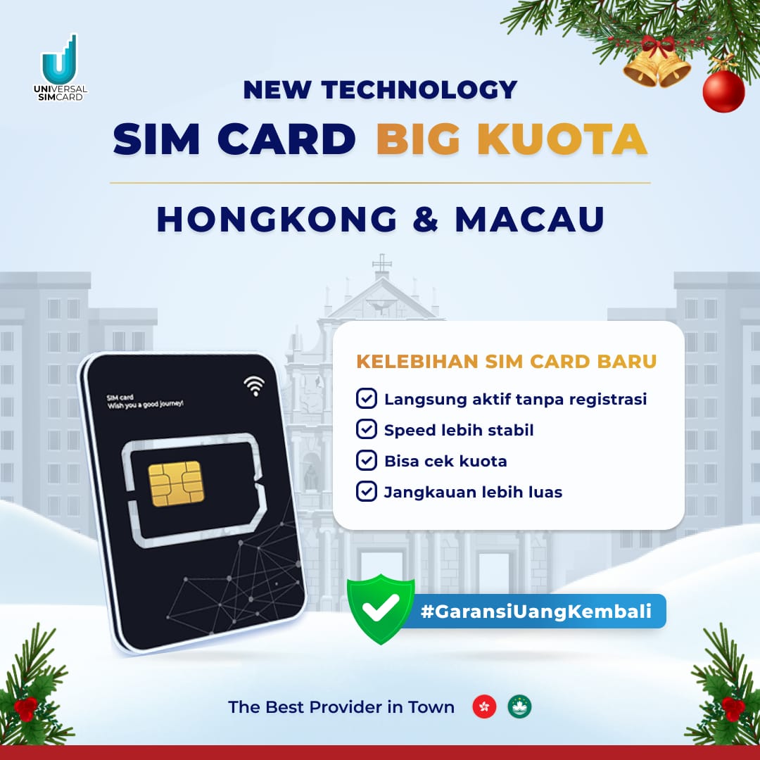 UniSim Simcard Hongkong & Macau Big Data