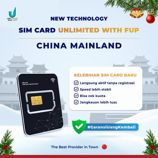 Unisim Simcard China Mainland Unlimited with FUP & True Unlimited