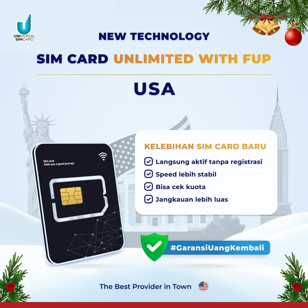 UniSim Simcard USA Only Unlimited FUP & True Unlimited