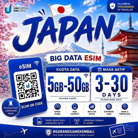 eSIM Jepang Big Data UNISIM