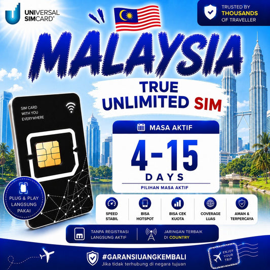 Sim Card Malaysia True Unlimited UNISIM