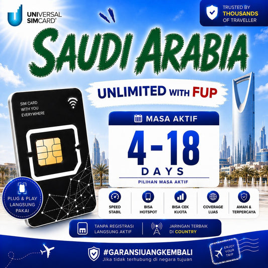 Sim Card Saudi Arabia Unlimited With FUP & True Unlimited UNISIM