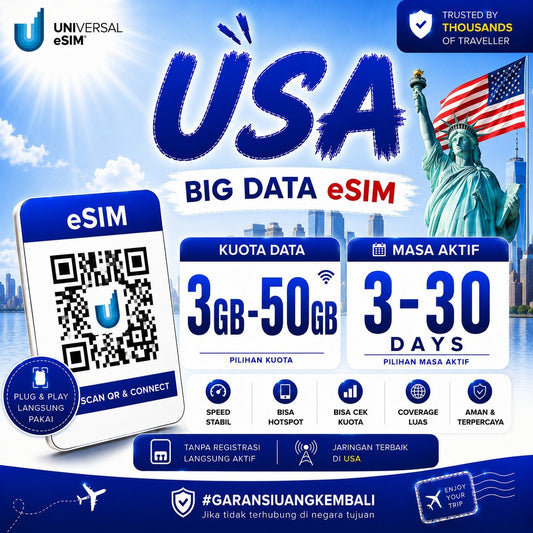 eSIM USA Only Big Data UNISIM